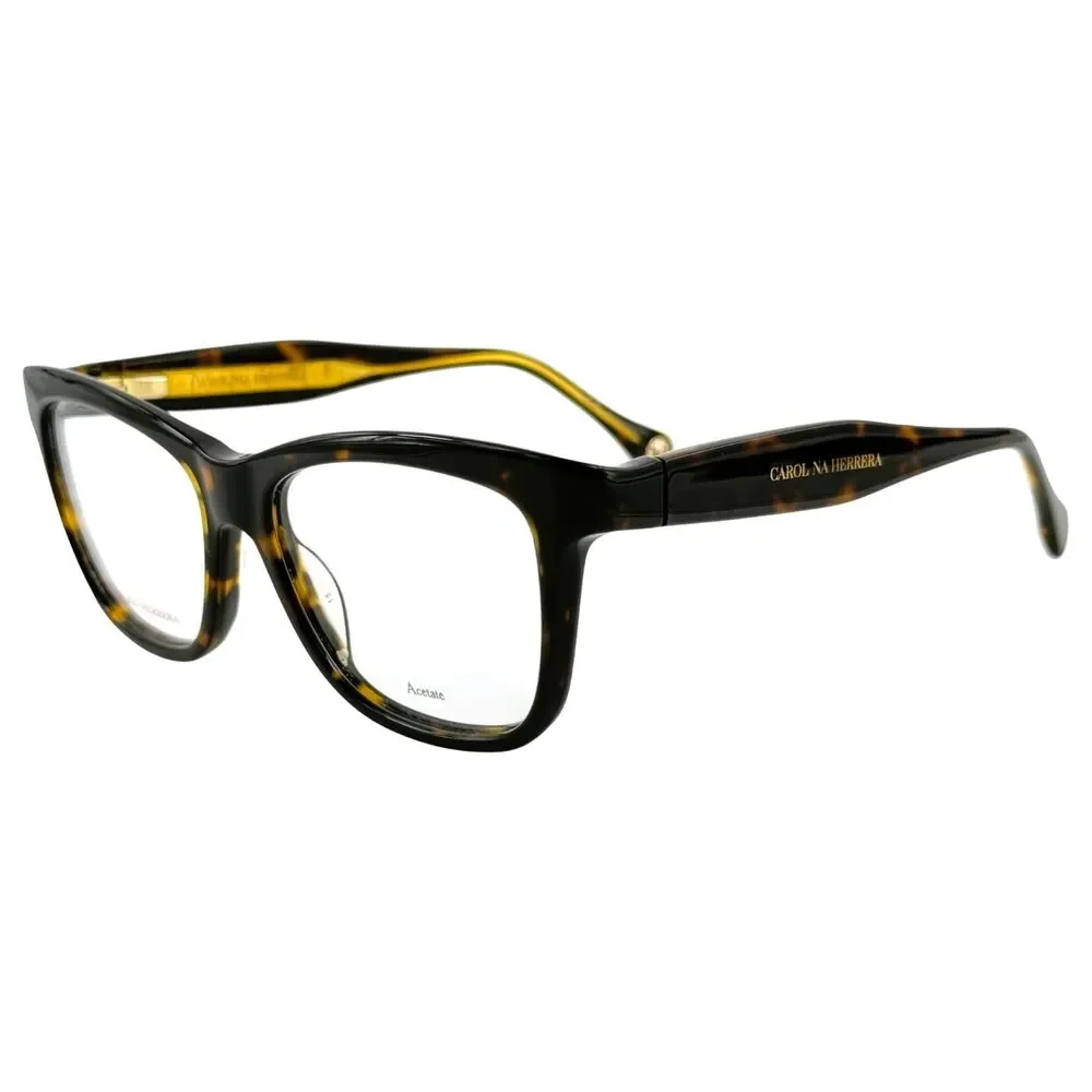 Carolina Herrera CH0016 Womens Plastic Eyeglass Frame 086 Havana 52-16